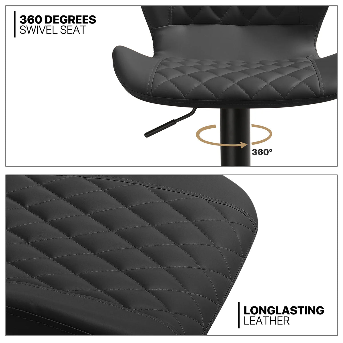 3 Piece Bar Dining and Chair Set with Counter Height Bar Stools U8171