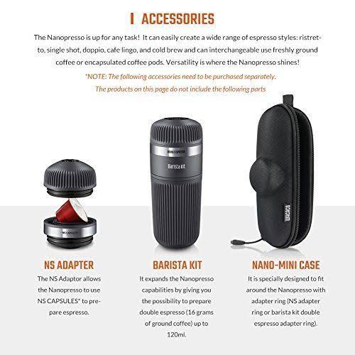 Portable Espresso Maker with NS Adapter Z715889
