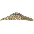 Camo Sand Replacement Canopy for Hexagon Solar Gazebo W598397