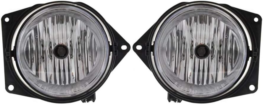 Fog Light Assembly Pair for Hummer H3 H3T 2006-2010 I683