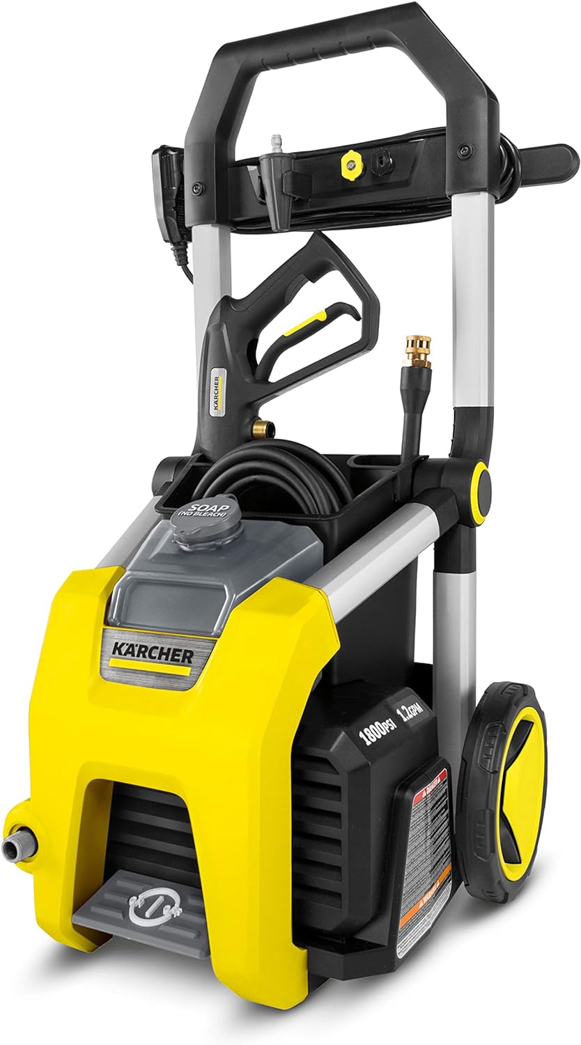 1700 PSI Electric Power Pressure Washer with 3 Nozzle Attachments P51897