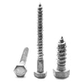 1/2x22-6 x 2x22 Hex Lag Screw Low Carbon Steel Hot Dip Galvanized Pk 225 Z98292