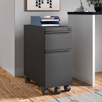 2-Drawer Mobile Vertical Filing Cabinet H160825