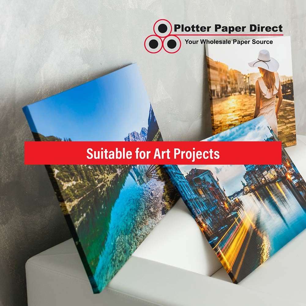 24 x 75' Roll Matte Polyester Canvas C54895