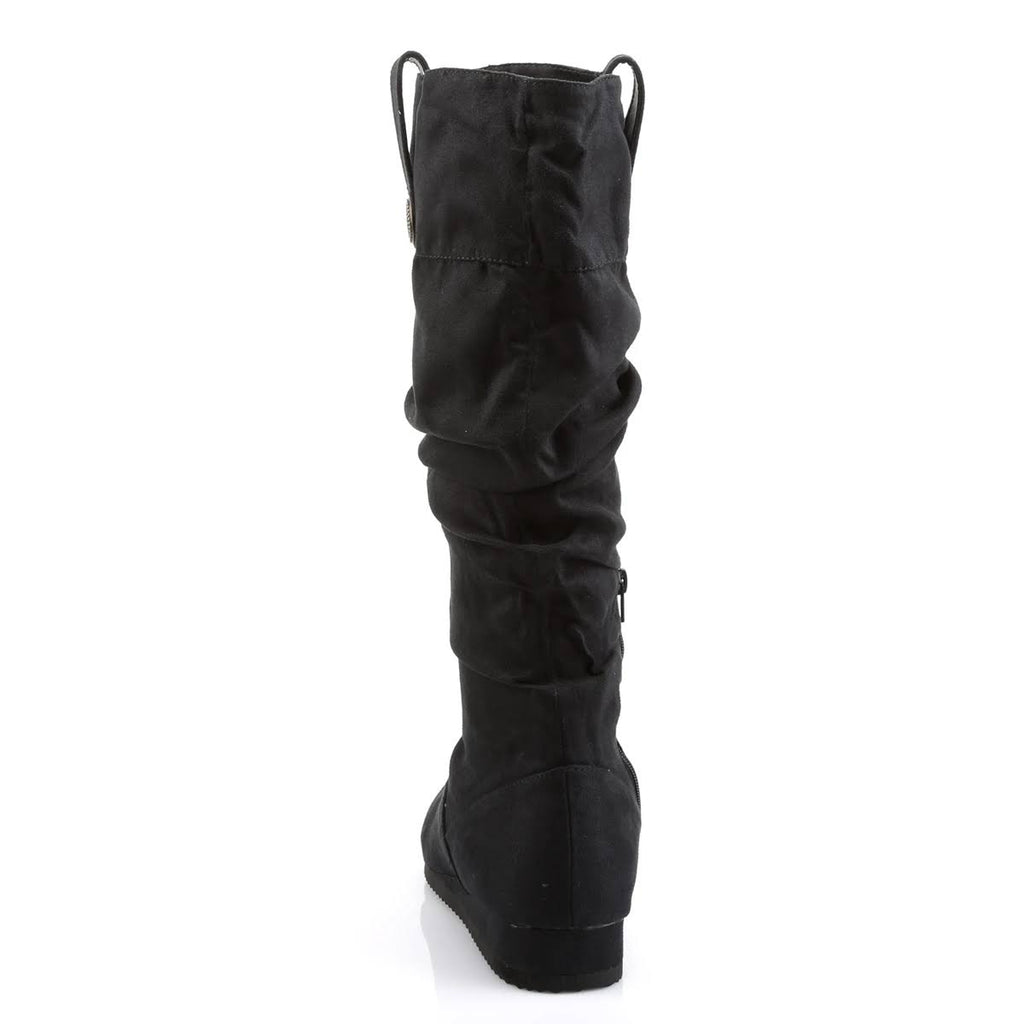 Black Microfiber Renaissance Shoes S653385