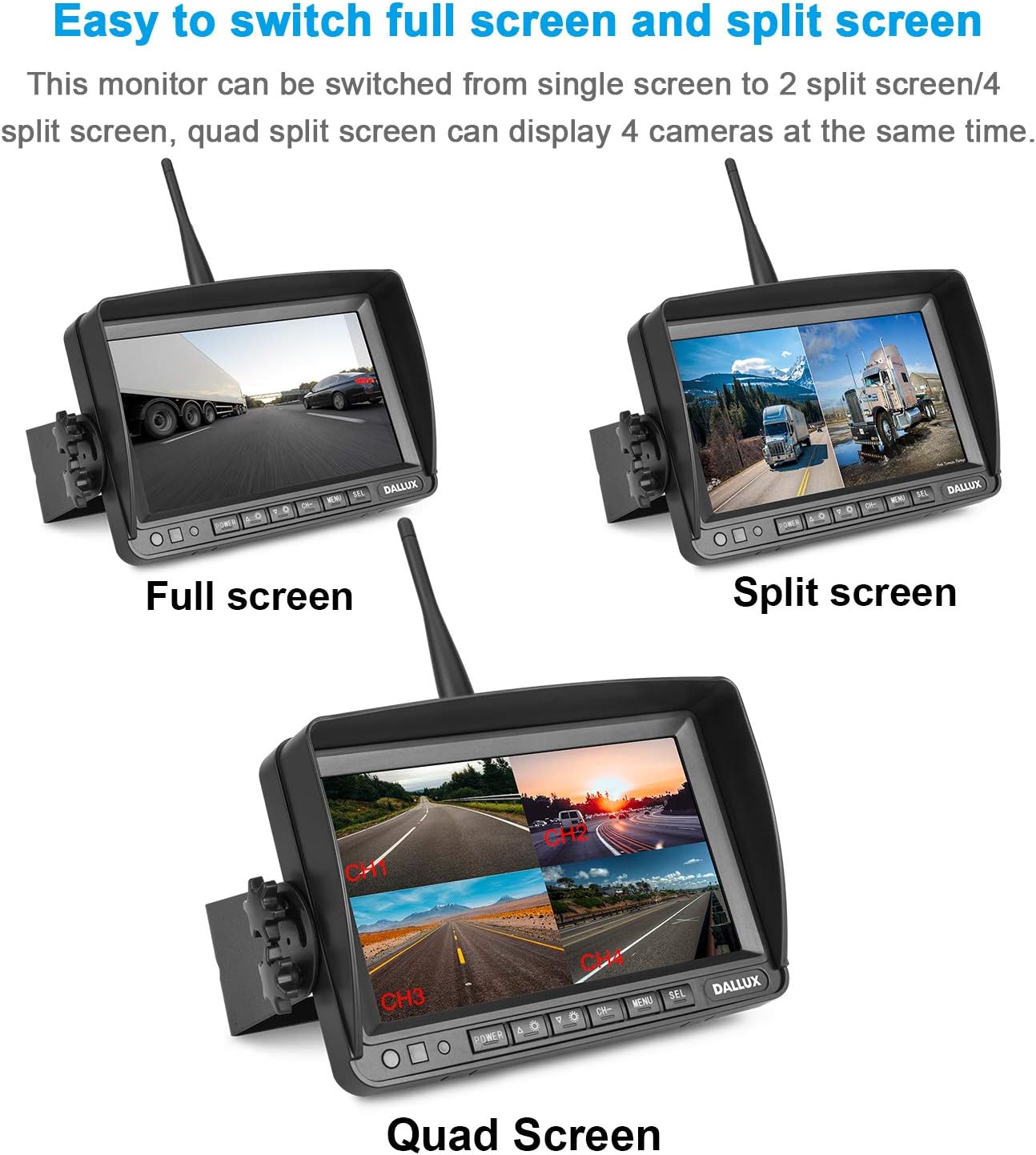 Digital Wireless Backup Camera with Night Vision M675
