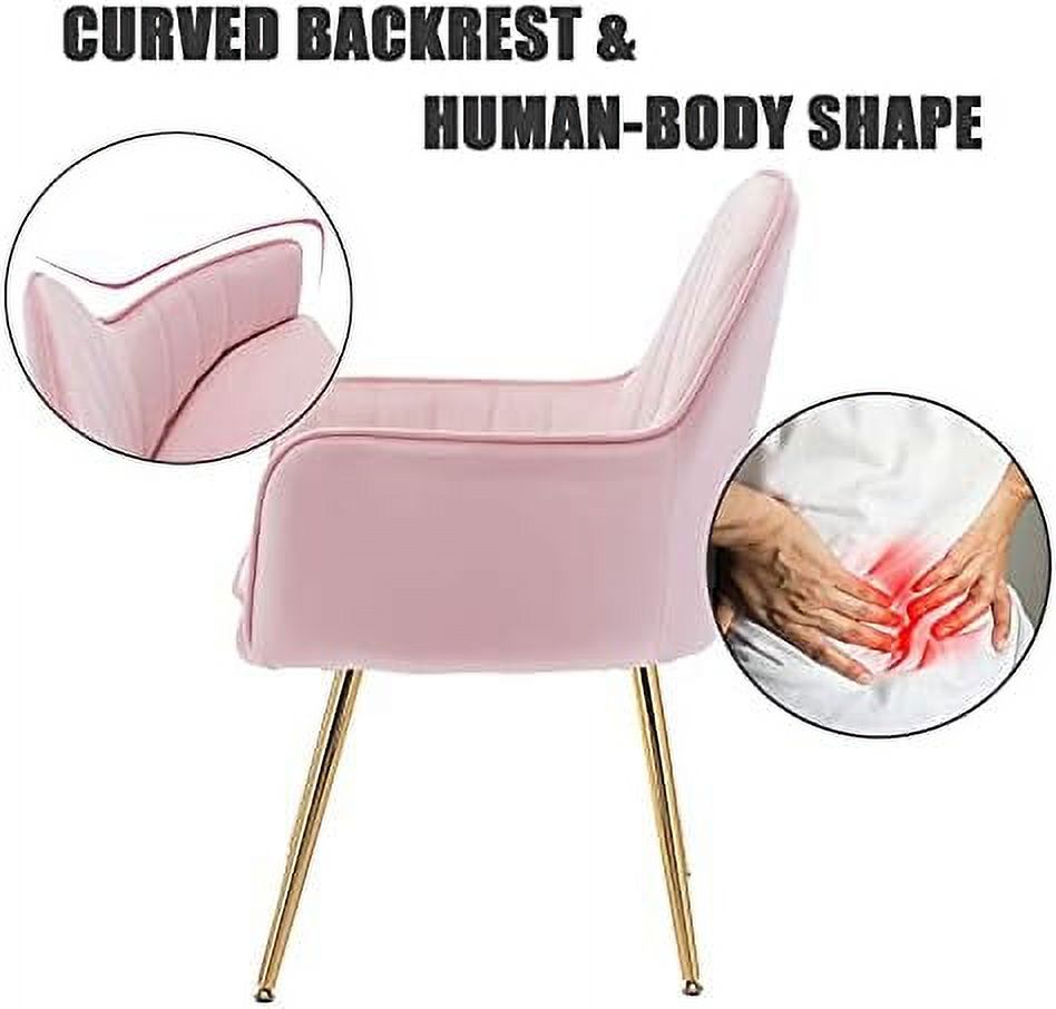 Beige Velvet Accent Chair C414665