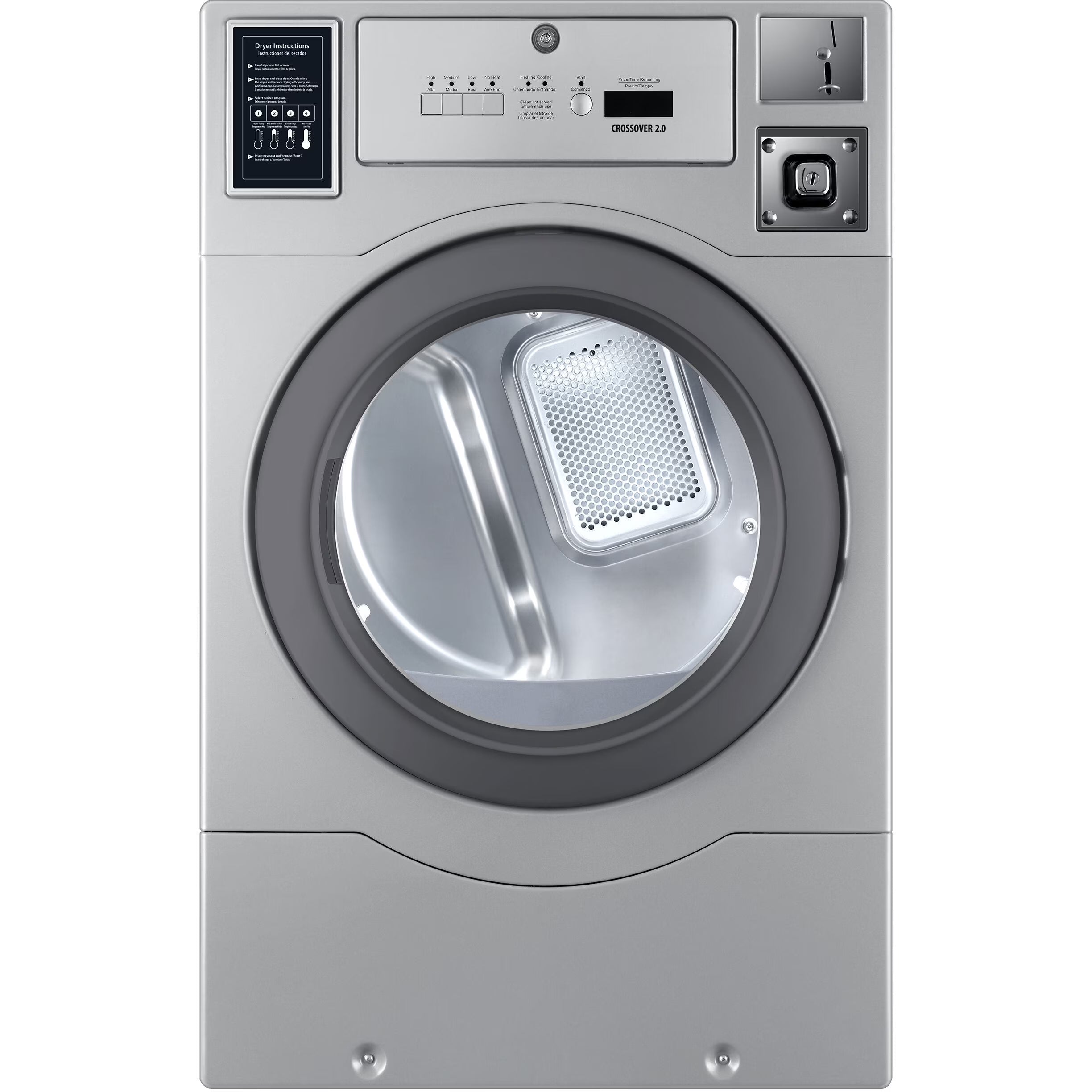 Coin-Operated Electric Dryer with Top Controls L43387