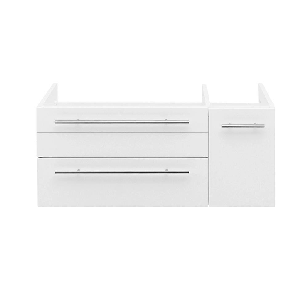 White Left Version Wall Hung Undermount Sink Z97639