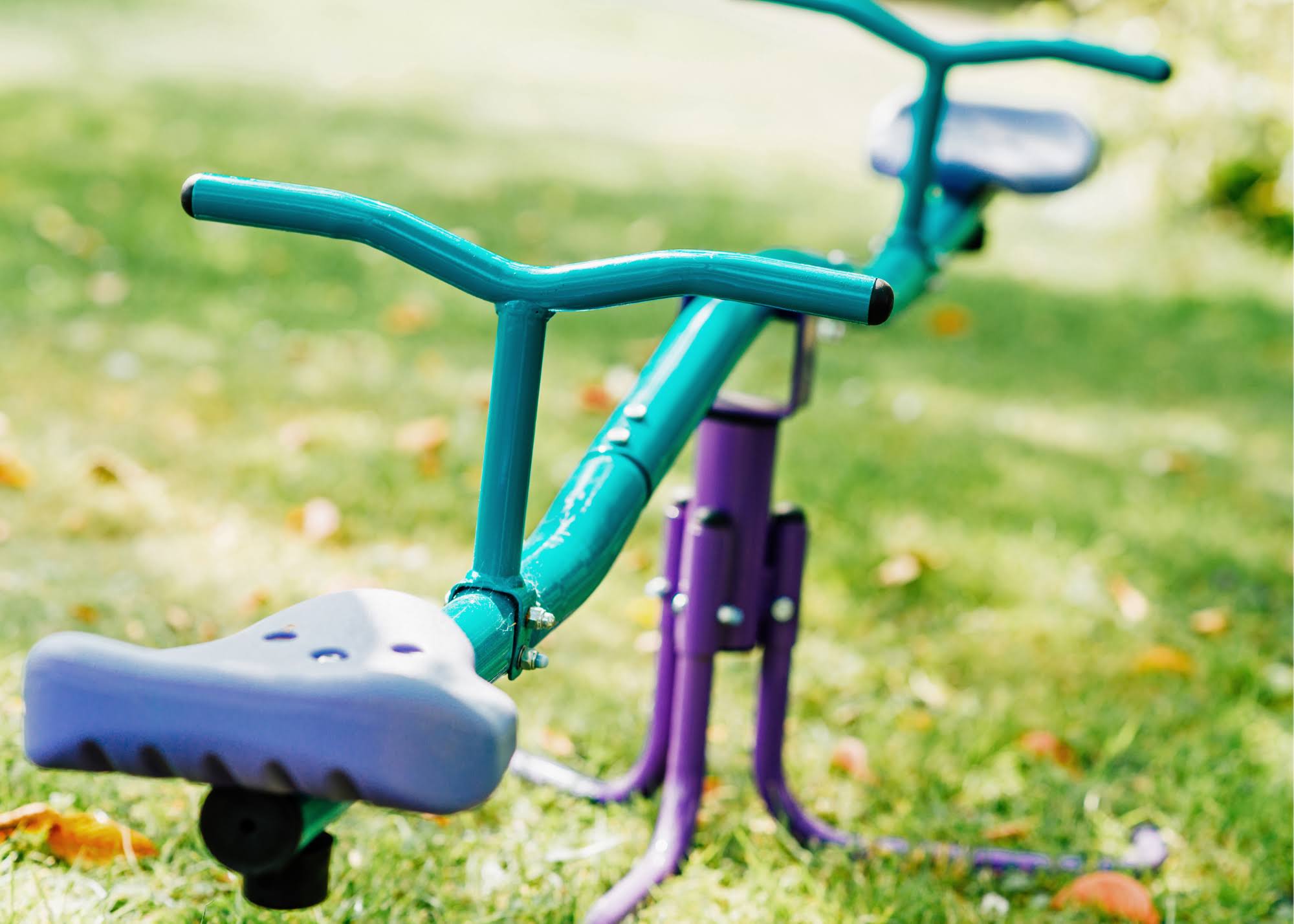 Metal See Saw, Purple & Teal Z943606