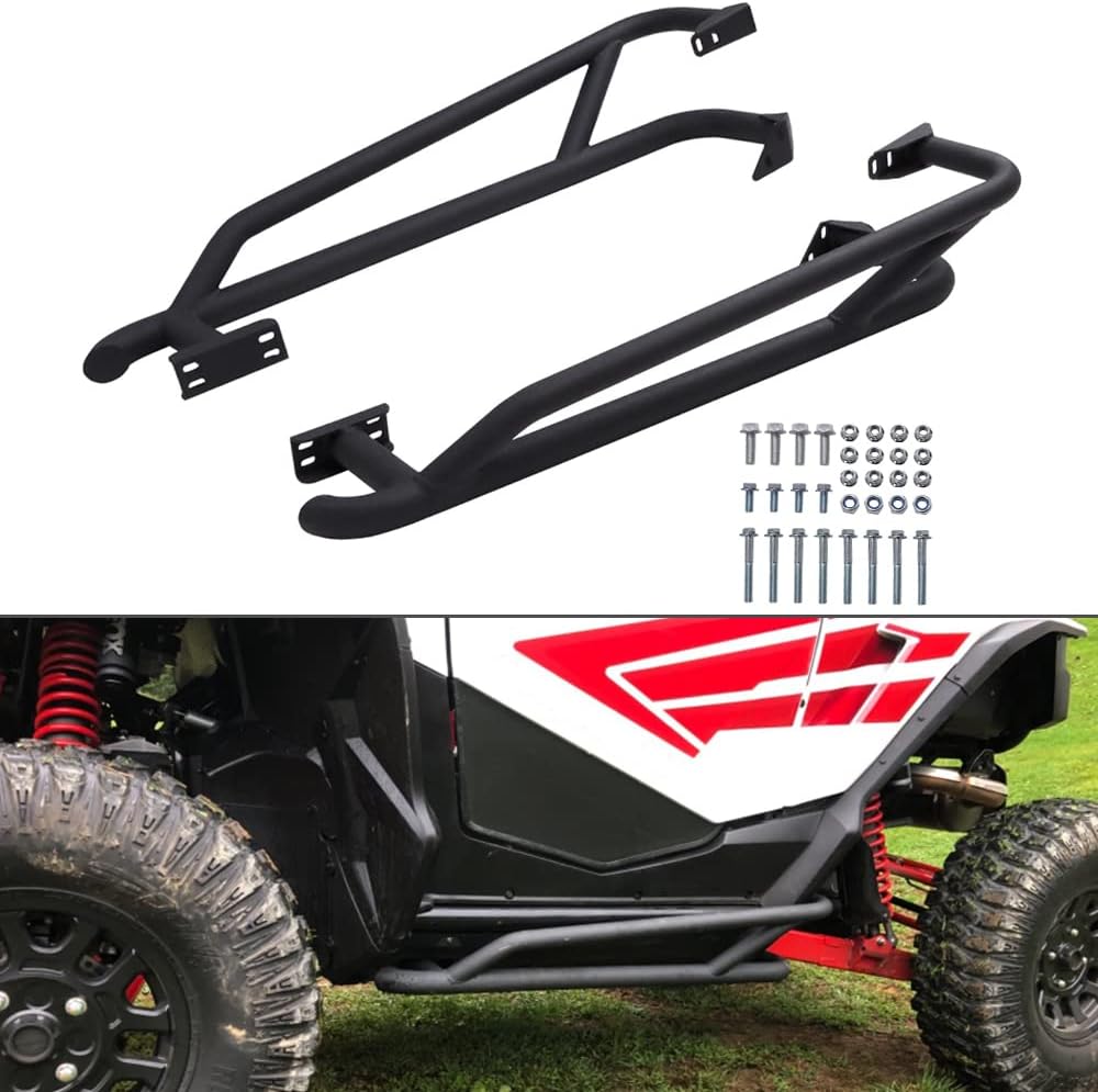 Nerf Bars Rock Sliders with Wrinkle Black Powder Coating W25239