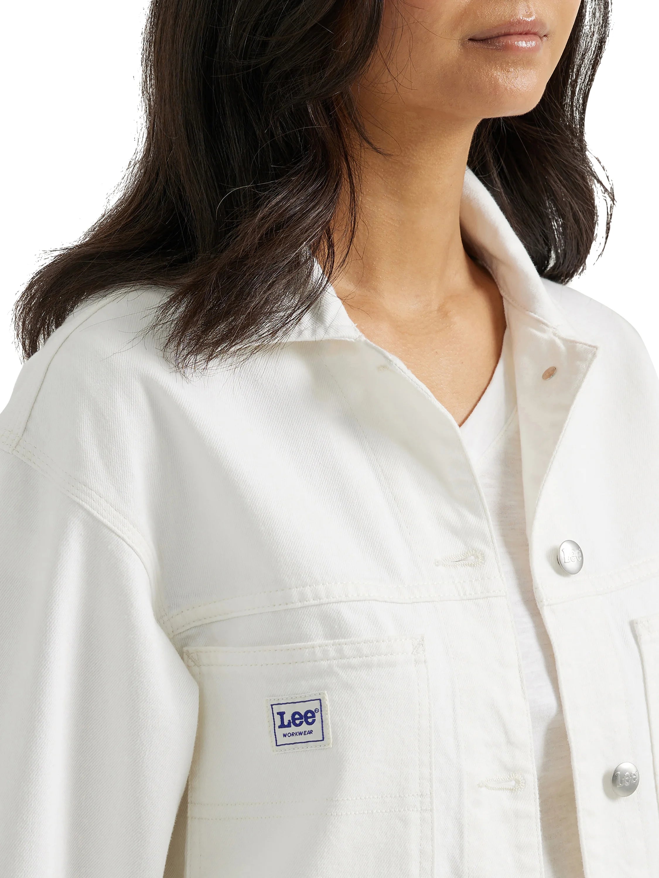 Cropped Chore Denim Jacket L14440