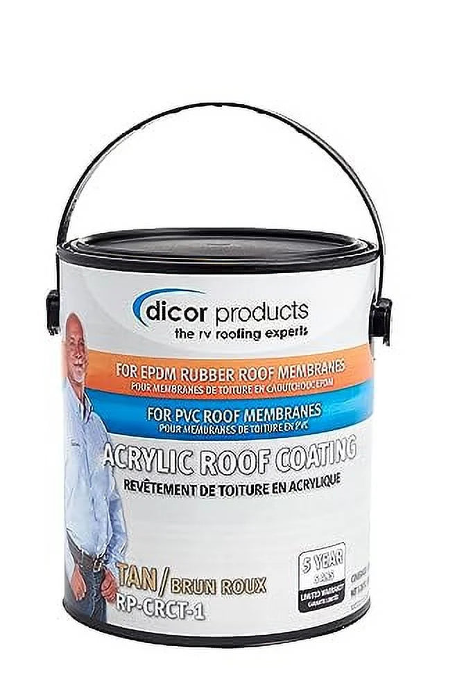 Tan Acrylic Roof Coating Z5863