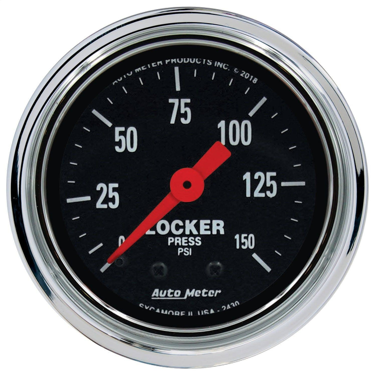 Chrome Mechanical Pressure Gauge D87616