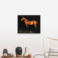 Black Float Frame Canvas Art B369577