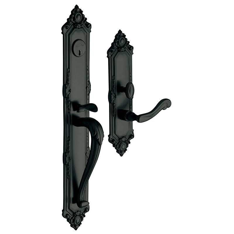 Lifetime Polished Brass Double Cylinder Mortise Handleset Trim Set U3432