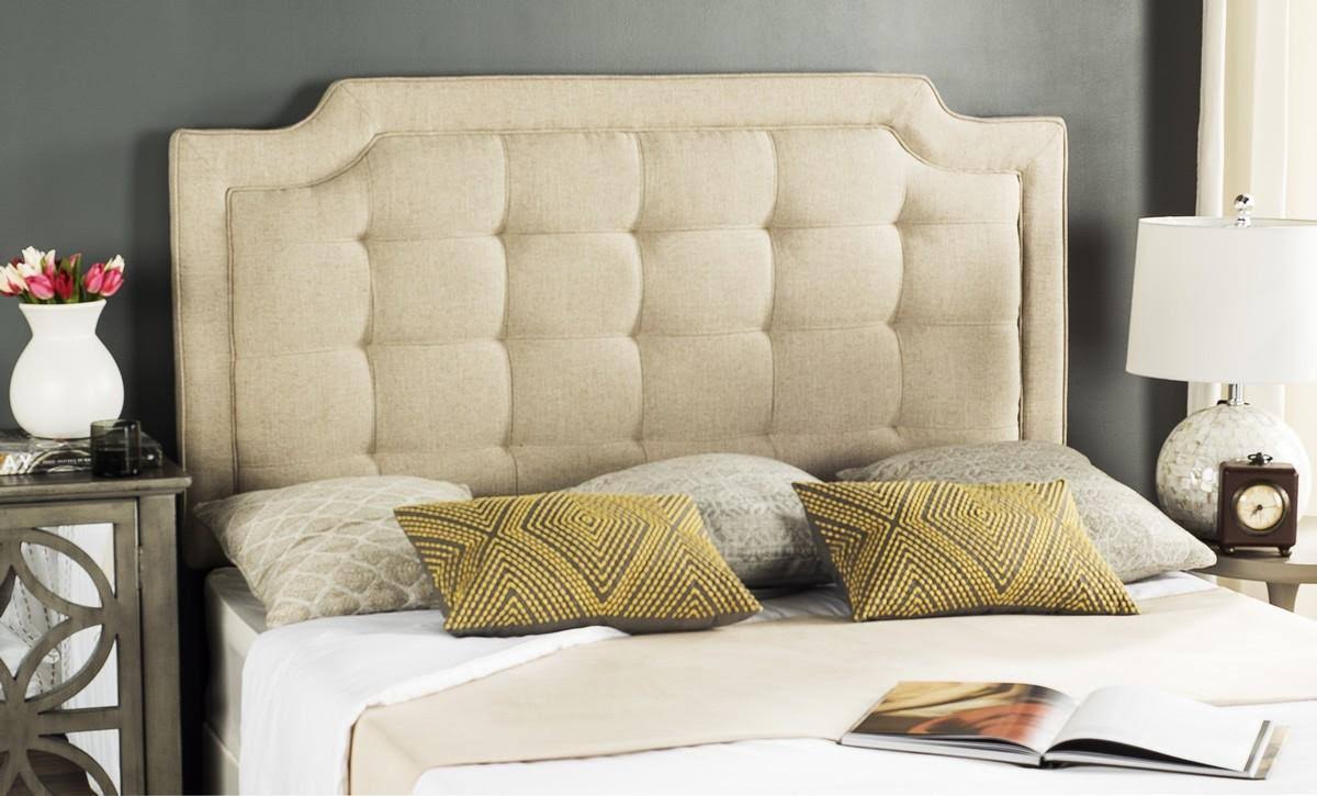 Twin Hemp Tufted Linen Headboard S231