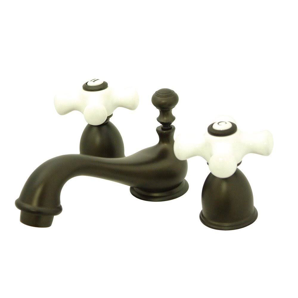 Bronze Mini Widespread Bathroom Faucet F86892