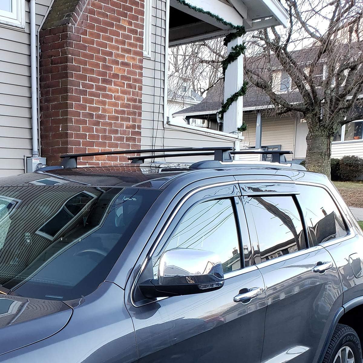 Roof Top Cross Bars Rack Cargo Carrier Pack of 2 Q4543