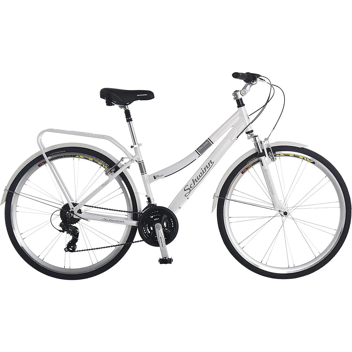 White 700c Women's Hybrid Bicycle K21047