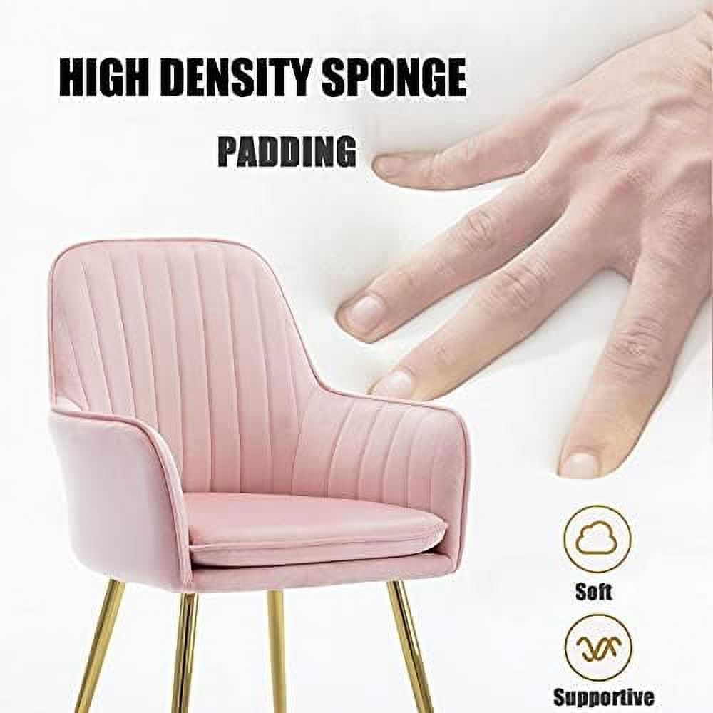 Beige Velvet Accent Chair C414665