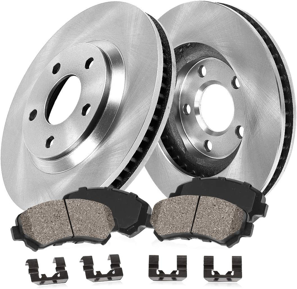 Front Brake Disc Rotors and Ceramic Brake Pads G7235