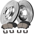 Front Brake Disc Rotors and Ceramic Brake Pads G7235