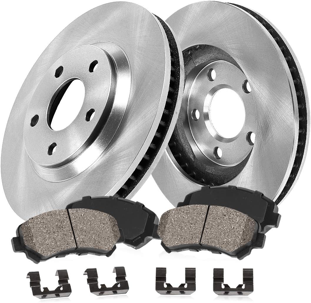 Front Brake Disc Rotors and Ceramic Brake Pads G7235