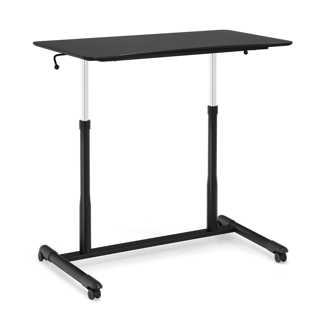 Black Height Adjustable Standing Desk M75508