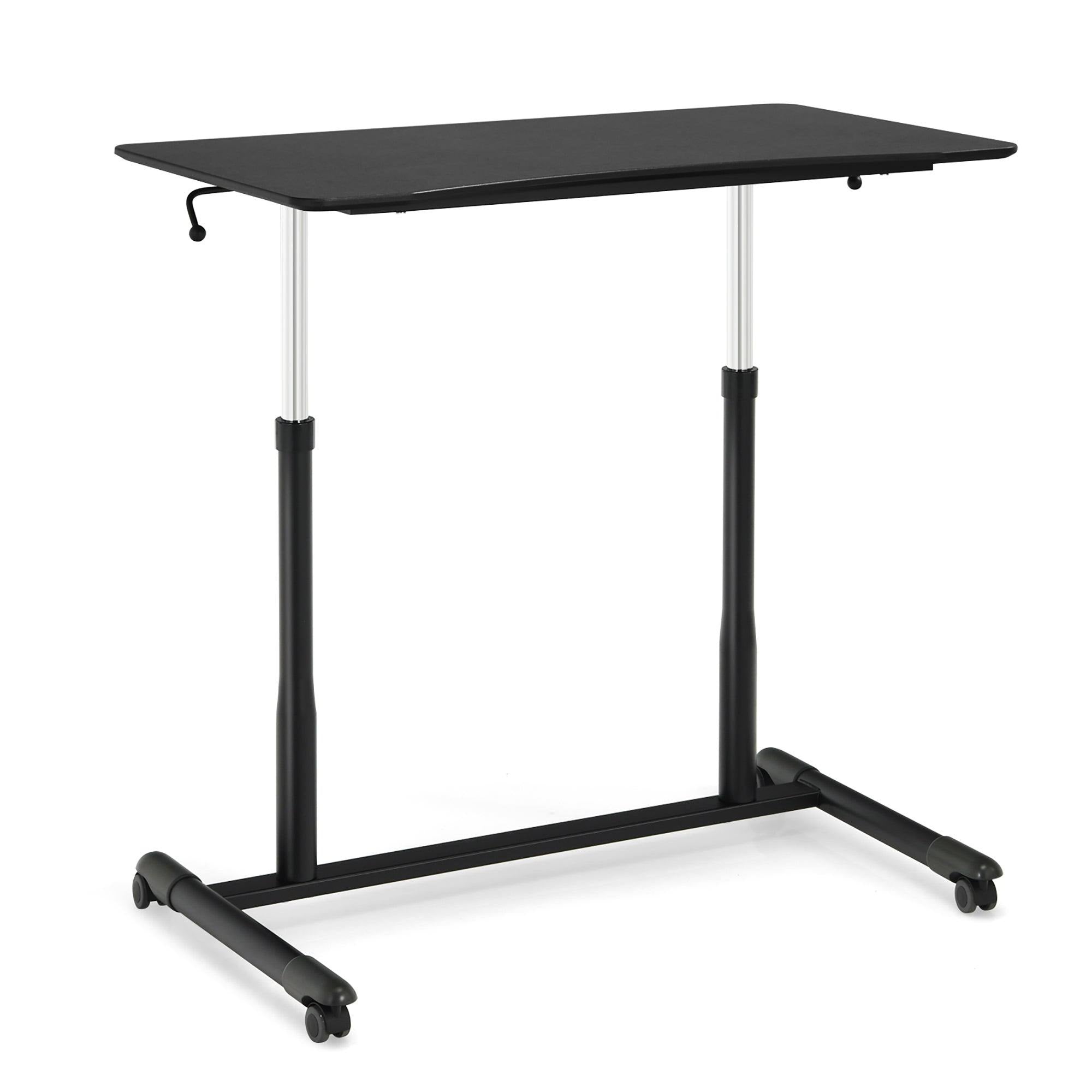 Black Height Adjustable Standing Desk M75508