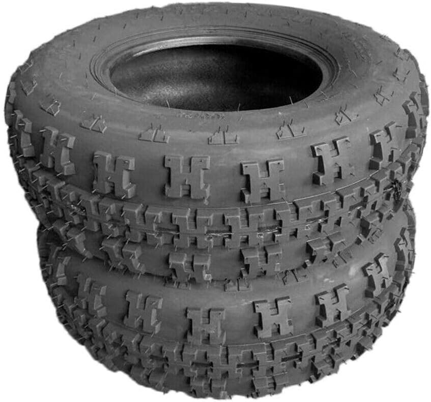 Set of 2 ATV Tires 21X7-10 4 Ply Knobby Sport Front UTV Tire O75012