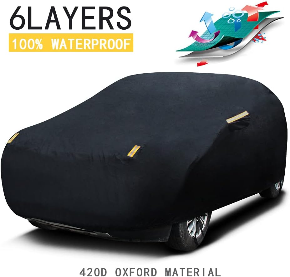 420D Nylon Oxford Waterproof Car Cover K748108