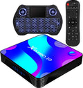 2GB 16GB 4K Android TV Box with Mini Backlit Keyboard, Pack of 2 N678612