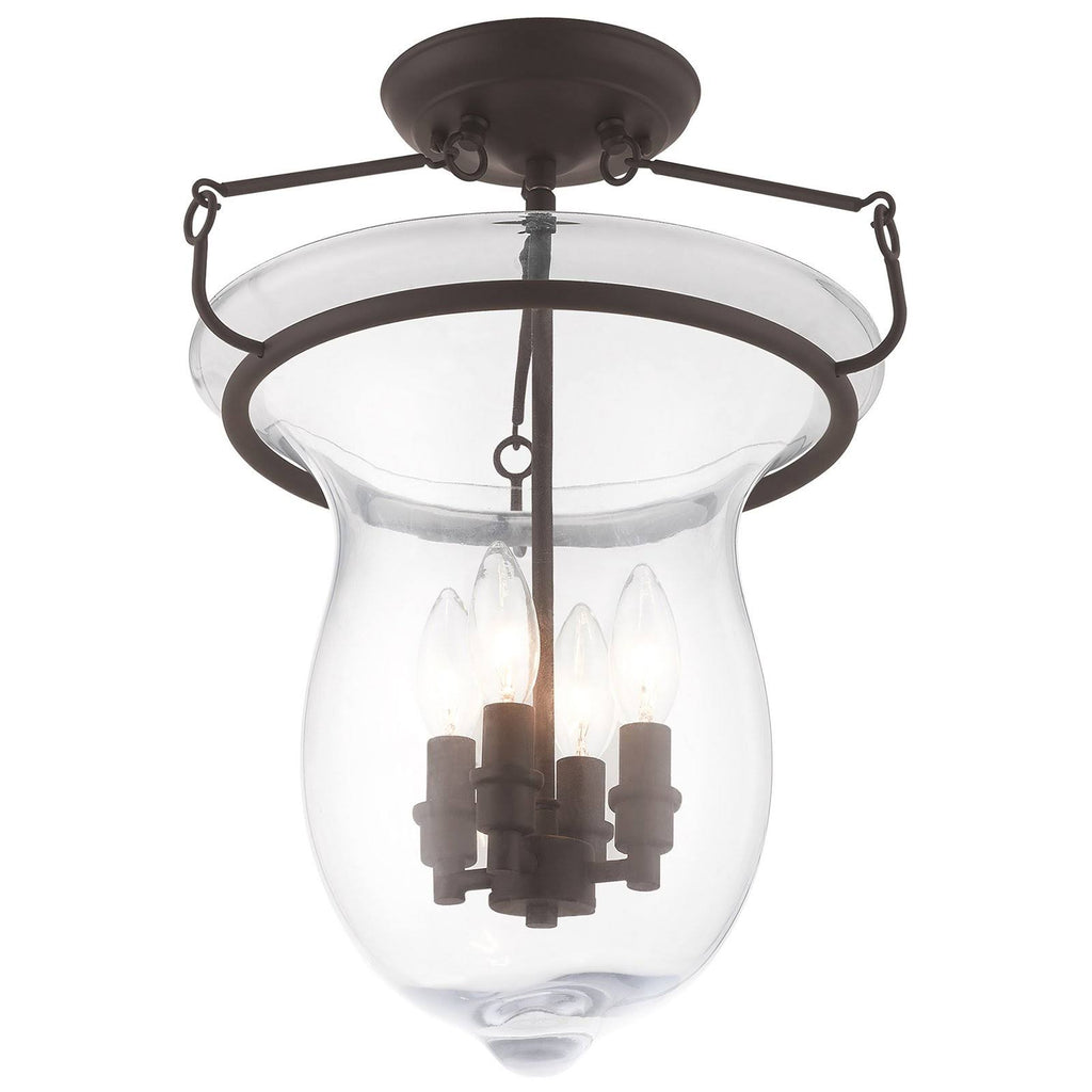 Bronze 4 Light Ceiling Mount U280312