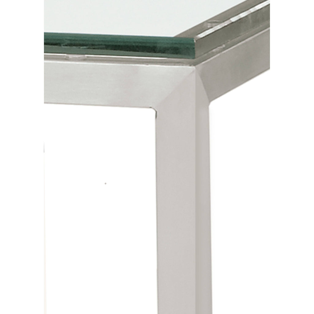 Clear Tempered Glass Patio Bar Table X825893