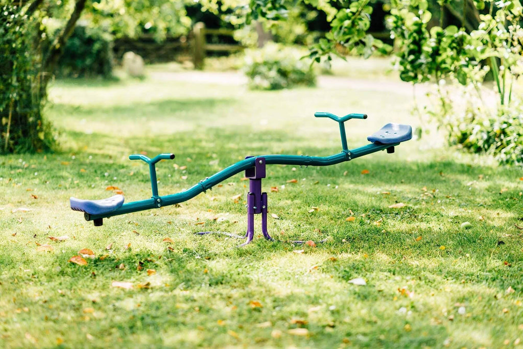 Metal See Saw, Purple & Teal Z943606
