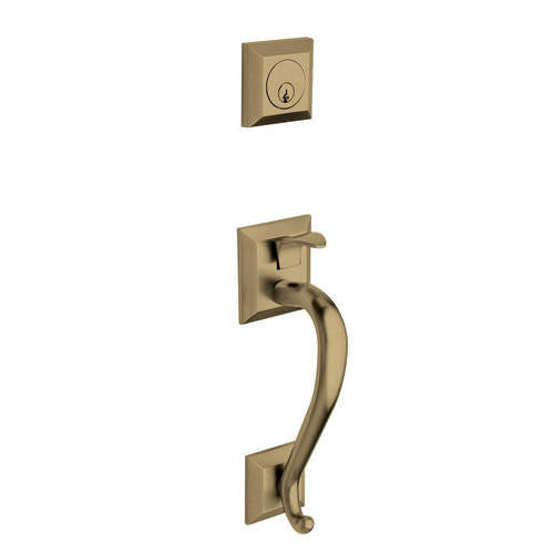 Distressed Antique Nickel Sectional Handleset Y189