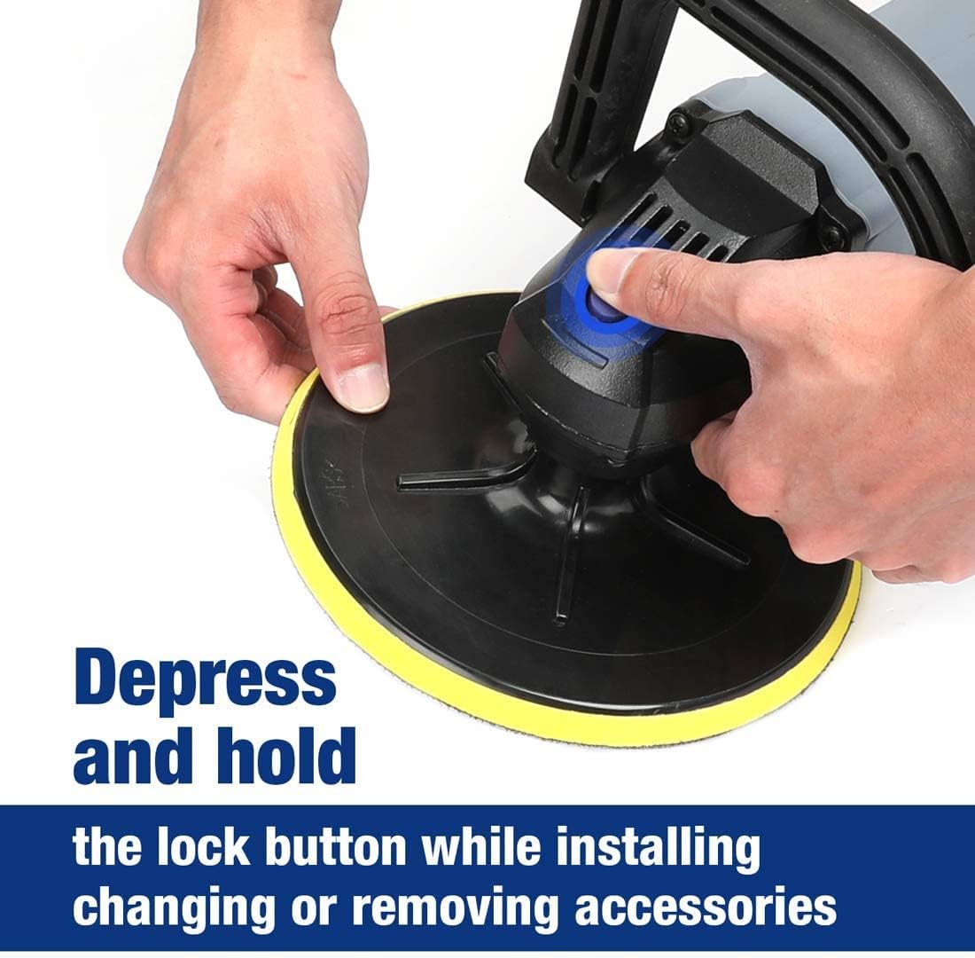 7-inch Buffer Polisher with 4 Pads, 6 Variable Speed K813