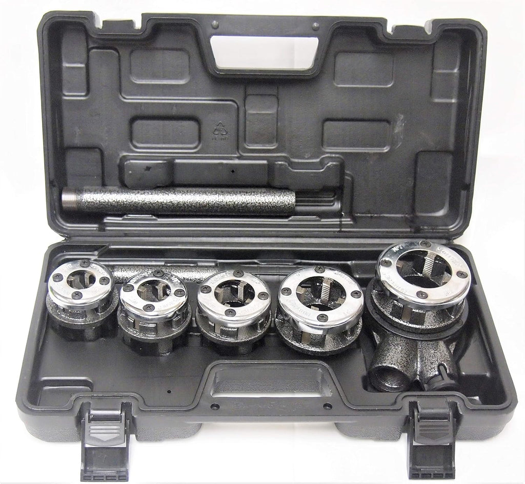 Ratcheting Pipe Threader Tool Kit 5 Dies Pack of 2 Y726
