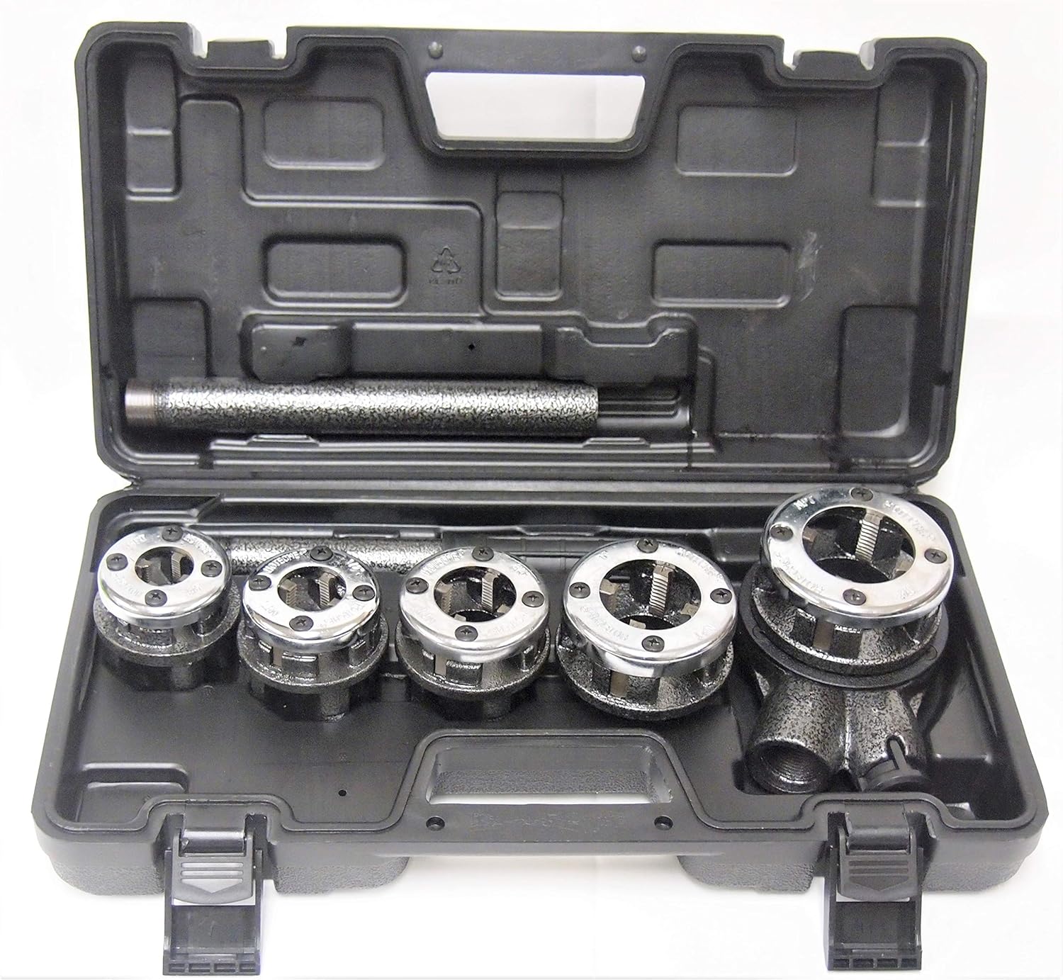Ratcheting Pipe Threader Tool Kit 5 Dies Pack of 2 Y726