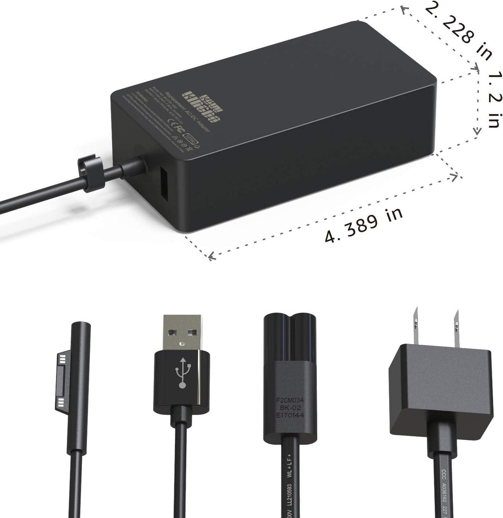 127W 15V 8A Power Adapter with Carrying Case Pack of 2 I6323