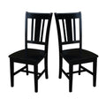 Black Splatback Dining Chair (set of 2) U39034