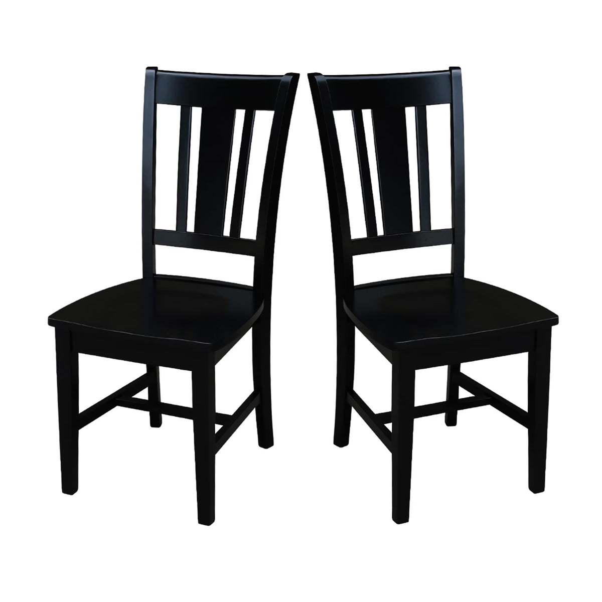Black Splatback Dining Chair (set of 2) U39034