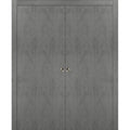Sliding French Double Pocket Doors 36 x 80 inches Solid Wood Interior Doors C165