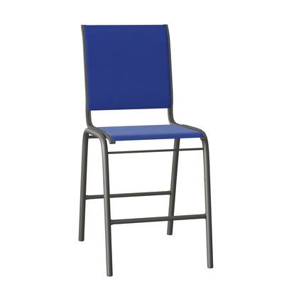 Stacking Patio Dining Side Chair Textured Beachwood Atlantis E43959
