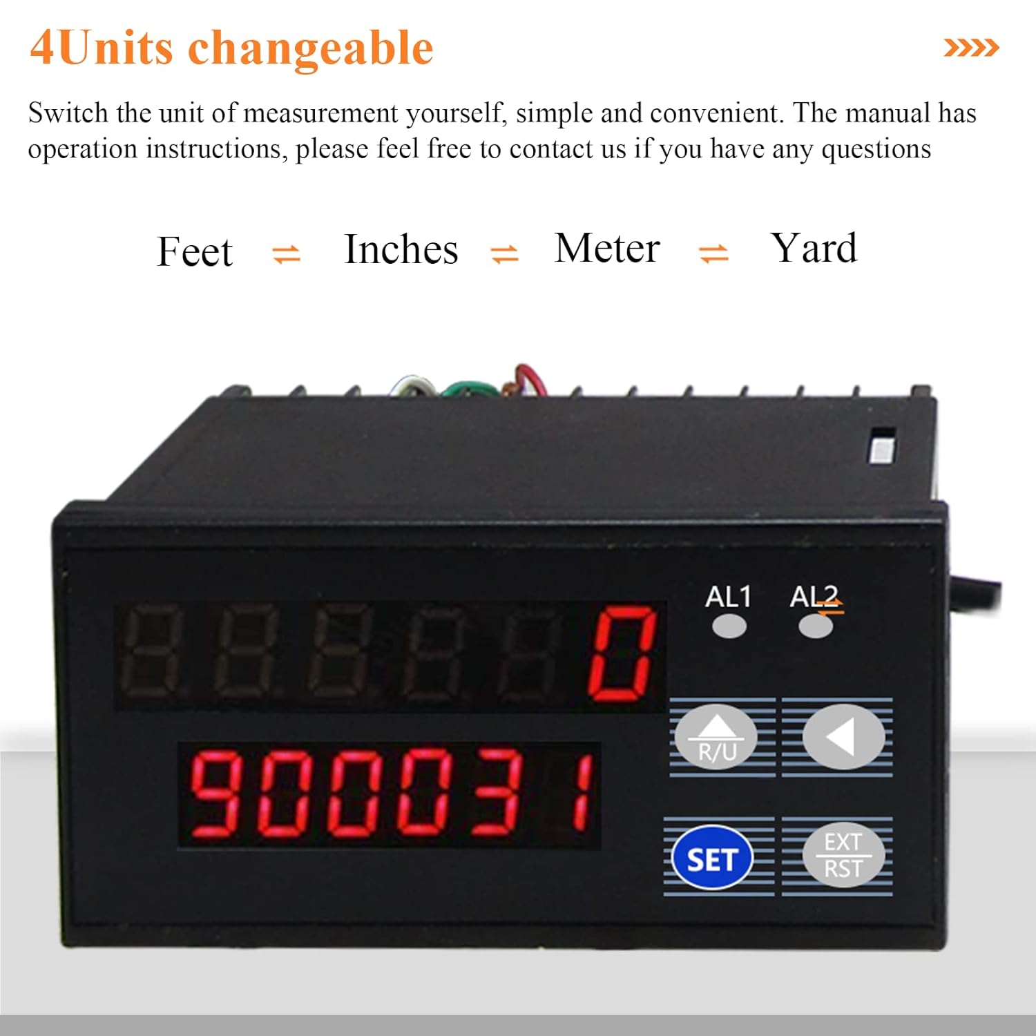 Digital Length Meter Counter with Control Function 0-999999 Z788