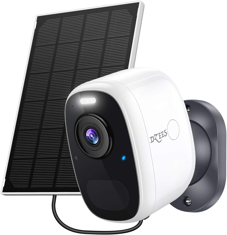 2K Solar Security Camera with Solar Panel Y522171