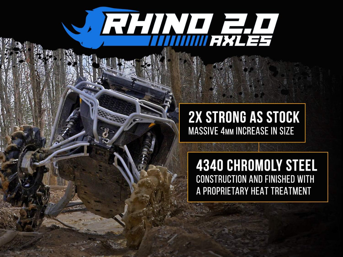 Heavy Duty Front Axle for Polaris RZR XP 1000, 4340 Chromoly Steel P11150