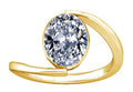 American Diamond Zircon Silver Ring K952749