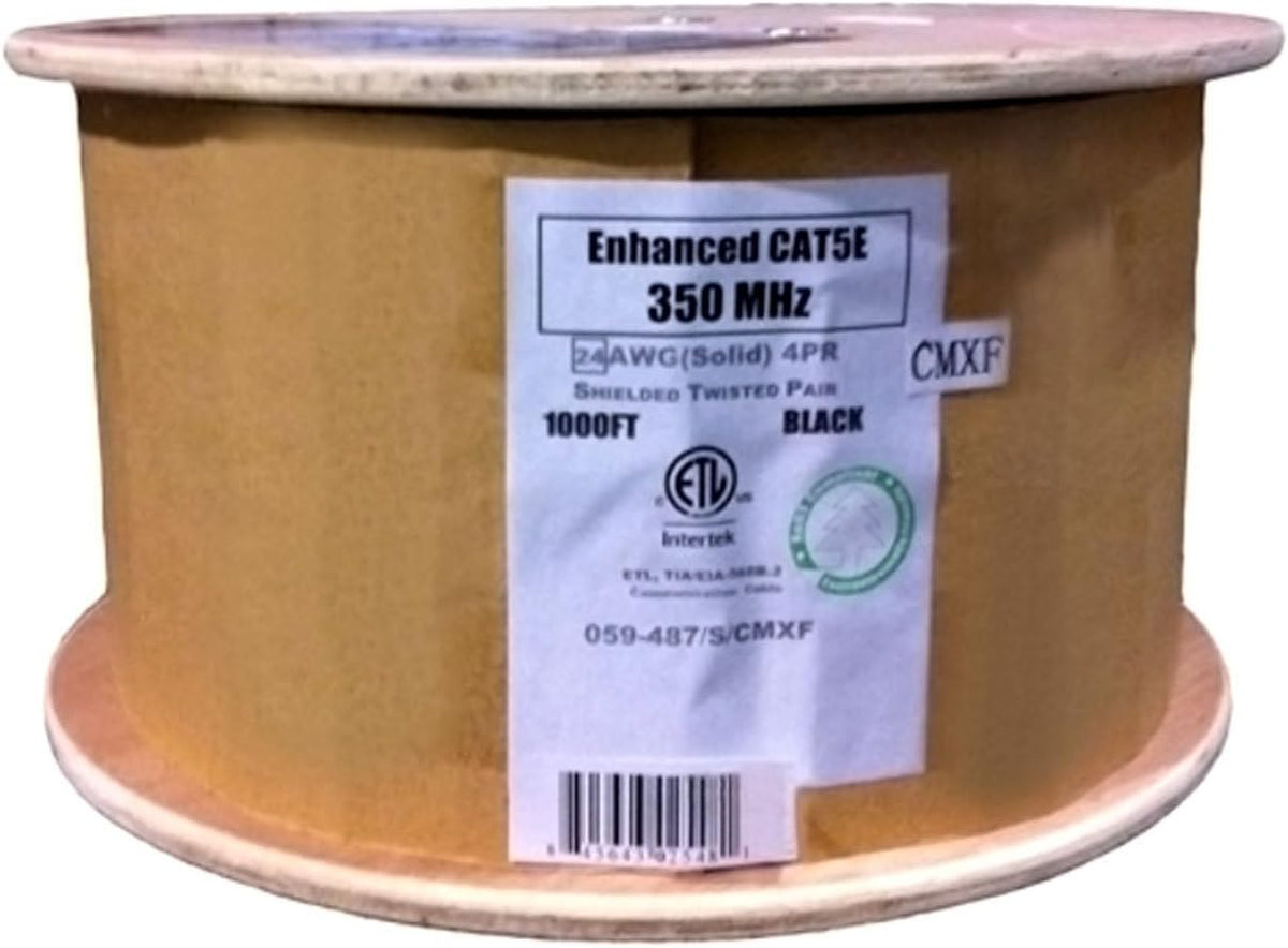 1000ft Black Bulk Ethernet Cable D121995